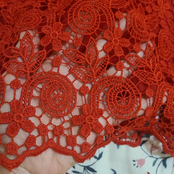 MSNGO Women’s guipure skirt - Picture 4 of 7